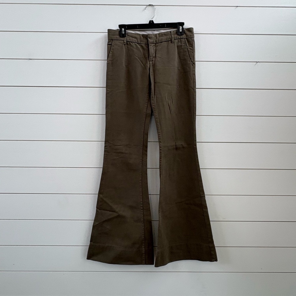 Juicy Couture Olive Green Flare Pants